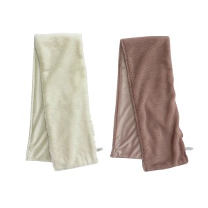 Boltze Tischläufer Bernio, 2-fach sortiert, beige und taupe, aus Polyester-Plüsch.