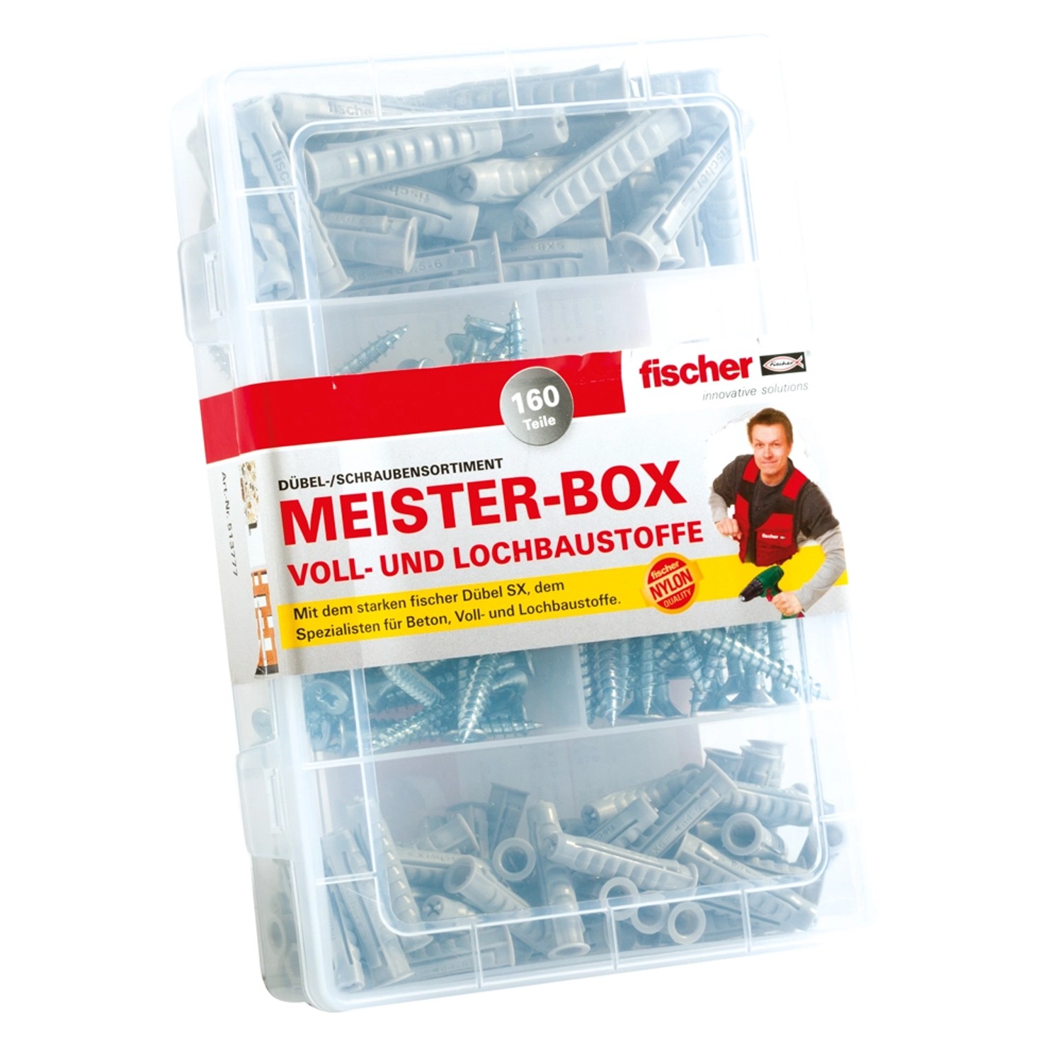 Fischer Meisterbox mit Spreizdübel SX + Schrauben (1 ST)