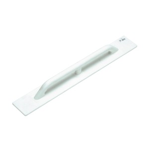 Weiße LUX Kunststoff Kartätsche 80 cm Classic für Maurer- und Fliesenarbeiten.