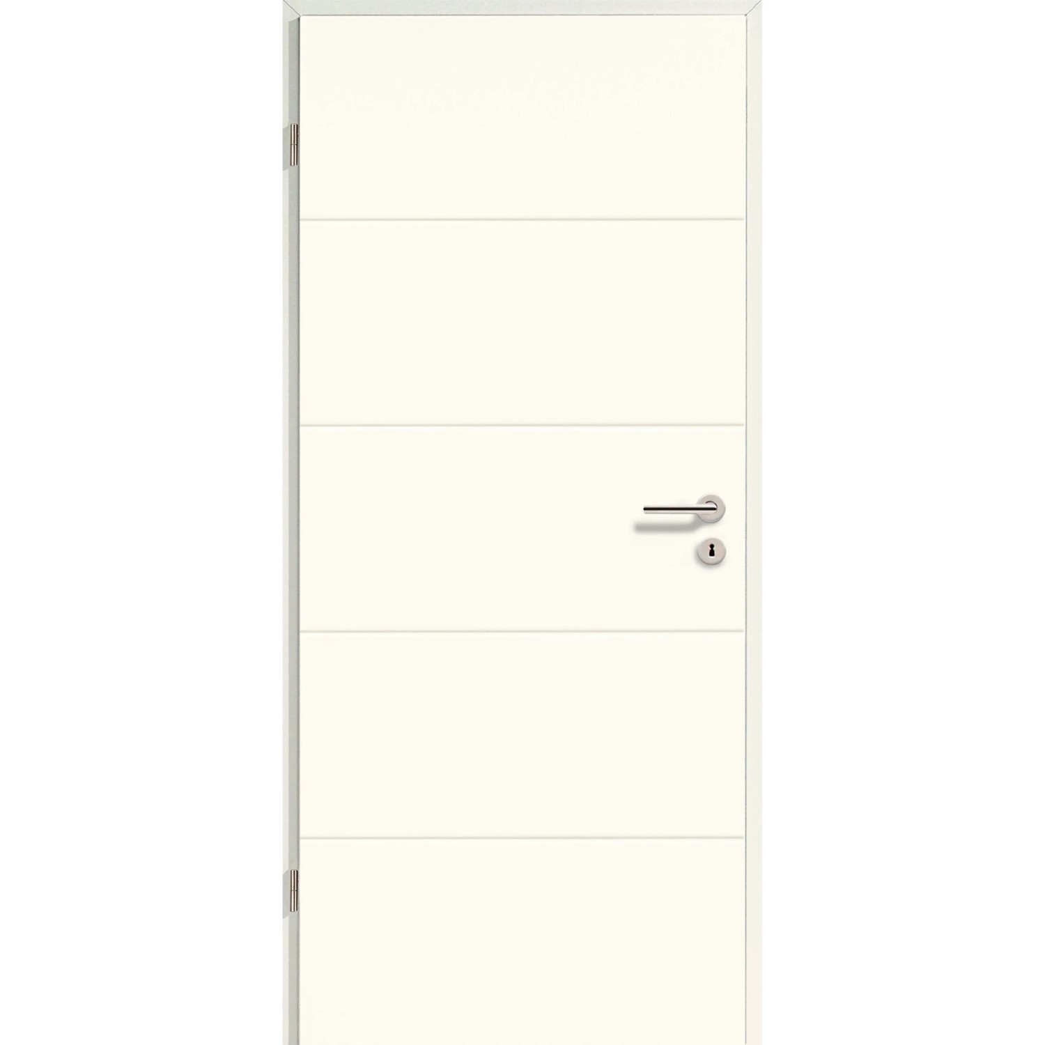 Zimmertür Catro Line ähnl. RAL9010 61 cm x 198,5 cm Anschlag Links