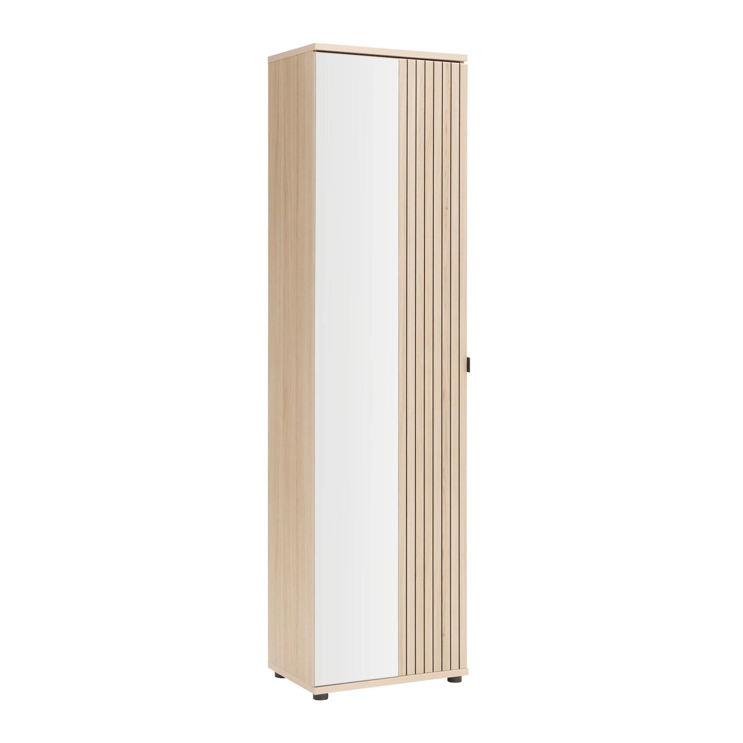 Mömax Garderobenschrank Pisa Taupe/Eichefarben