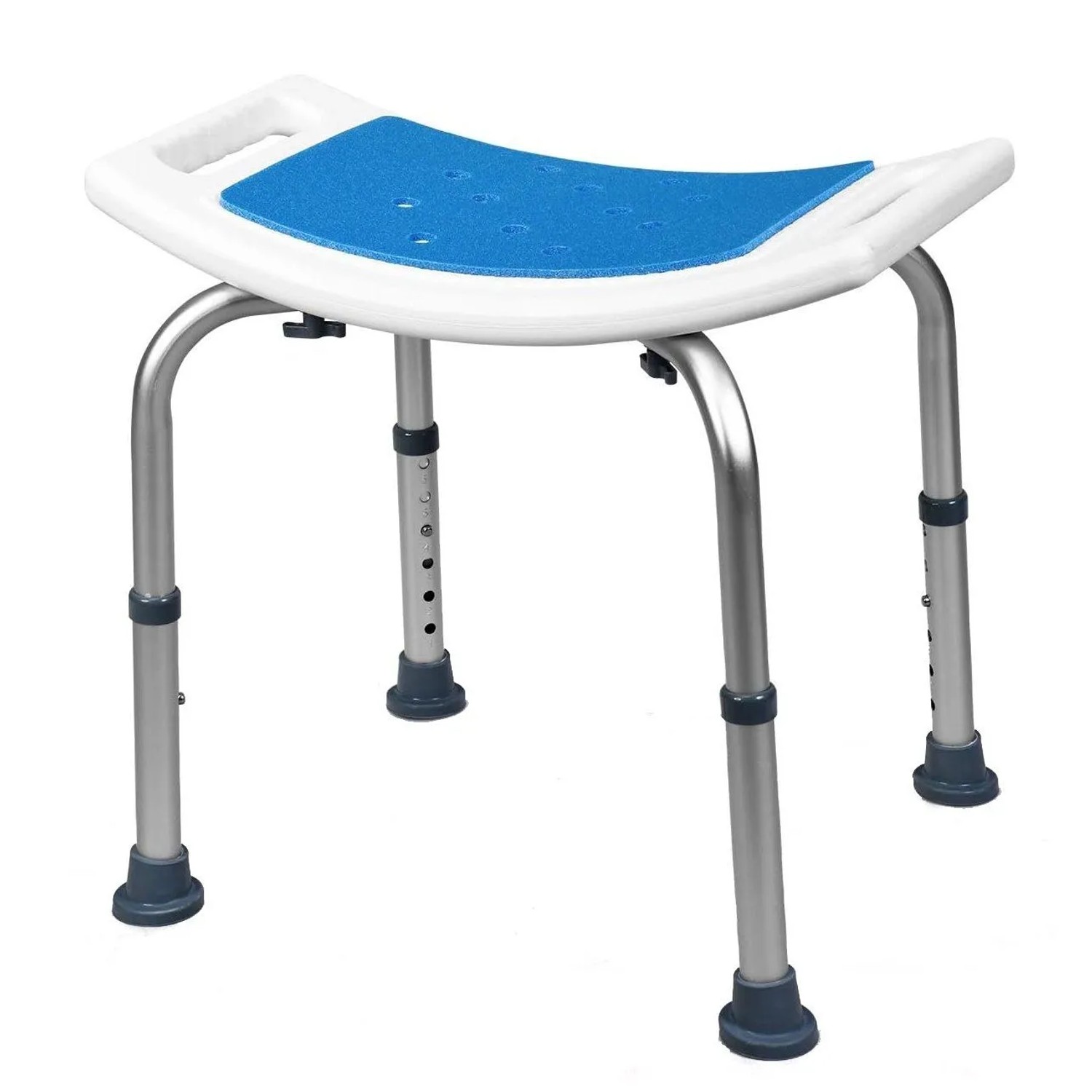 Costway Duschhocker Höhenverstellbar Duschstuhl Bis 150 kg günstig online kaufen