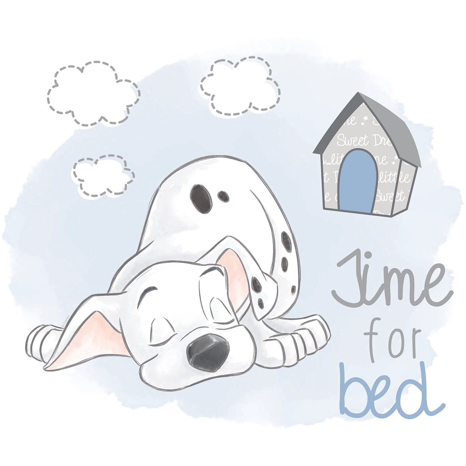 Komar Wandbild 101 Dalmatian Bedtime 40 x 50 cm günstig online kaufen