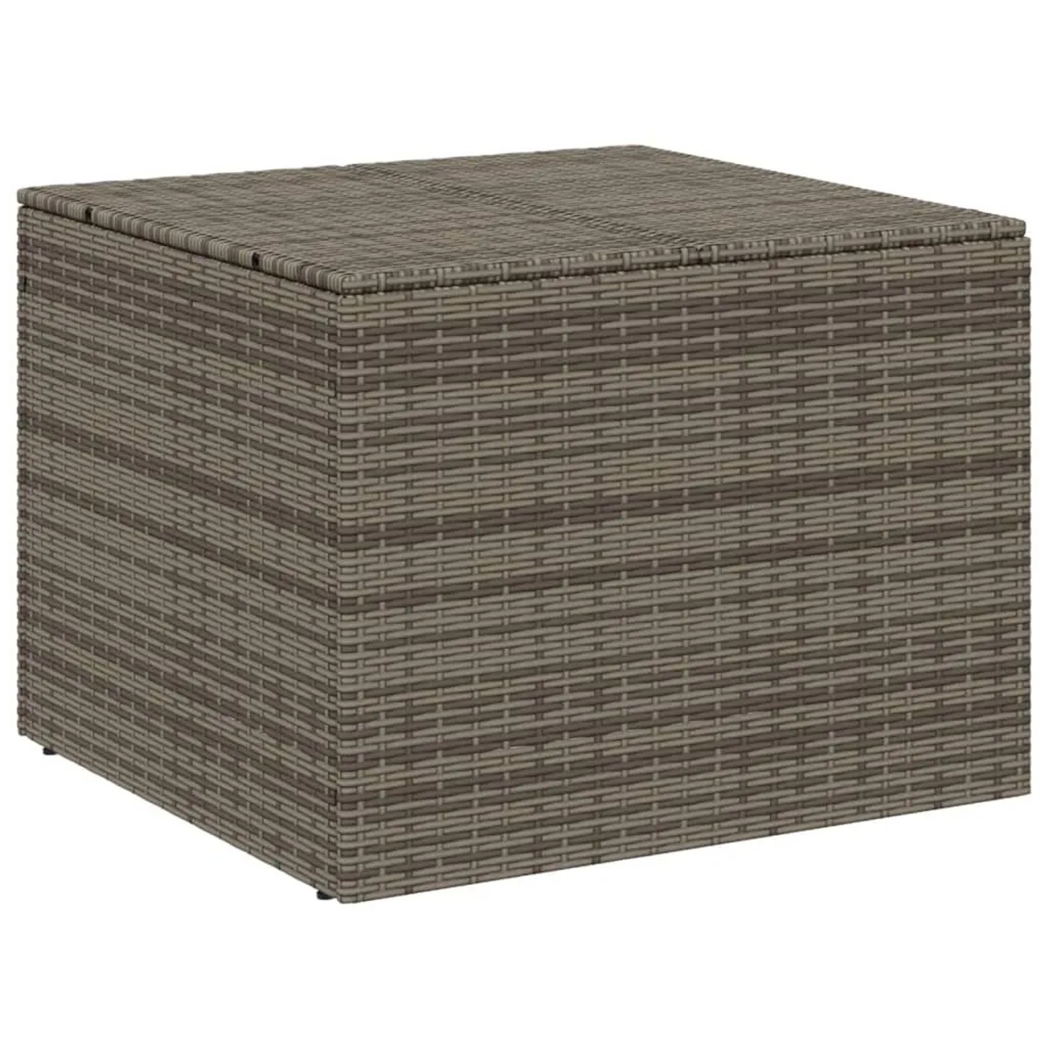 Furnicato Gartentruhe Grau 291l Poly Rattan