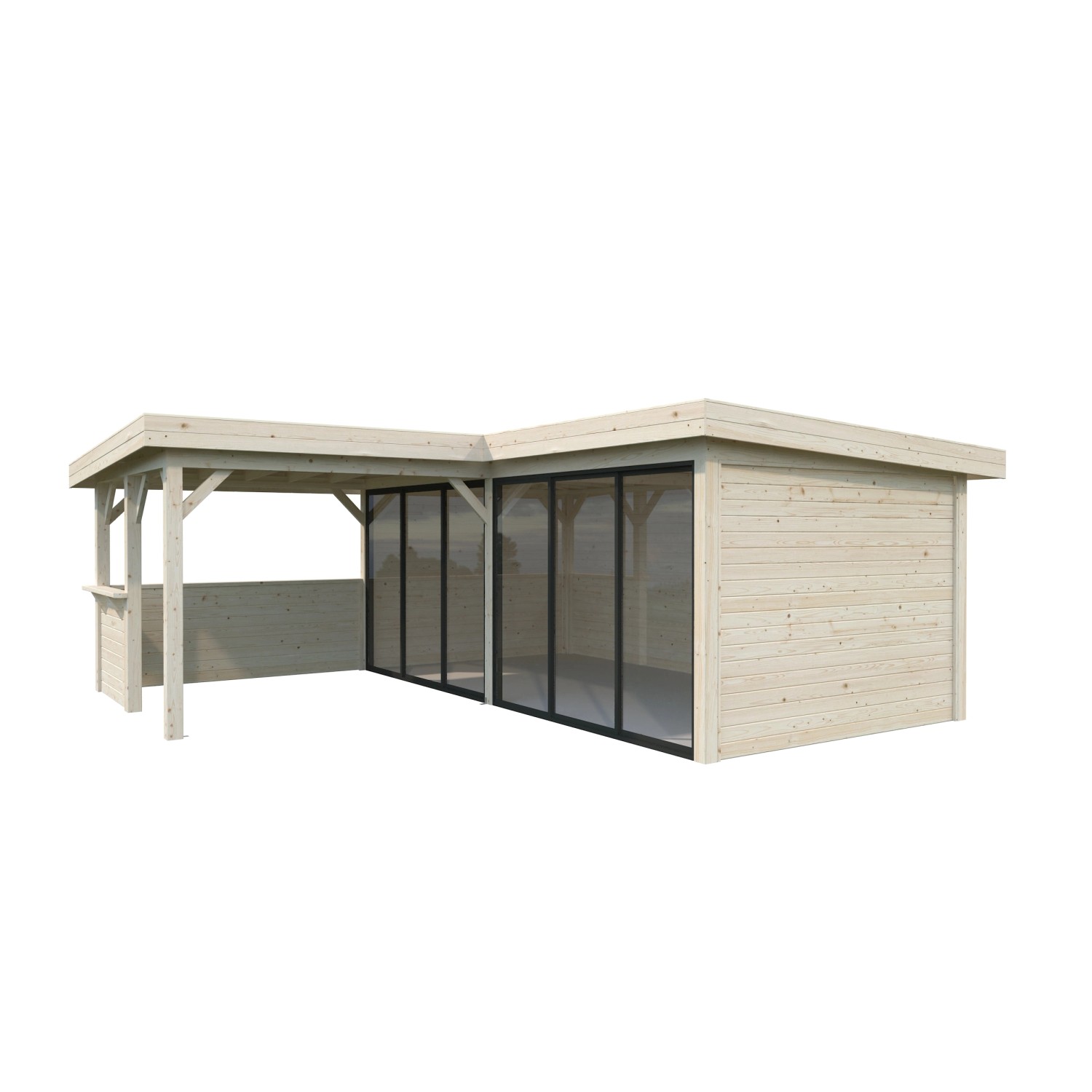 Palmako Pavillon Lenna Set 422 Slide Transparent 588 cm x 588 cm FSC® günstig online kaufen