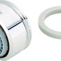 Verchromter Strahlregler Cascade SLC AC Eco M24 mit Dichtungsring für Armaturen.