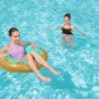 Bestway Schwimmring Sweet Donut (Ø 77 cm) im Pool mit zwei Personen.