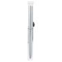 Silberne vidaXL Bodenhülse für Sonnenschirm (Mast 40-50mm) aus Aluminium.