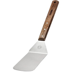 Petromax Grill- und Pfannenwender mit Holzgriff, ideal für Grillutensilien.