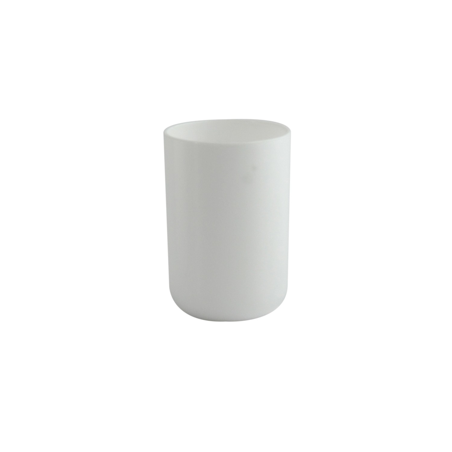 MSV Zahnputzbecher Inagua Polystyrol Ø 7,1 cm x 10,5 cm Weiß günstig online kaufen