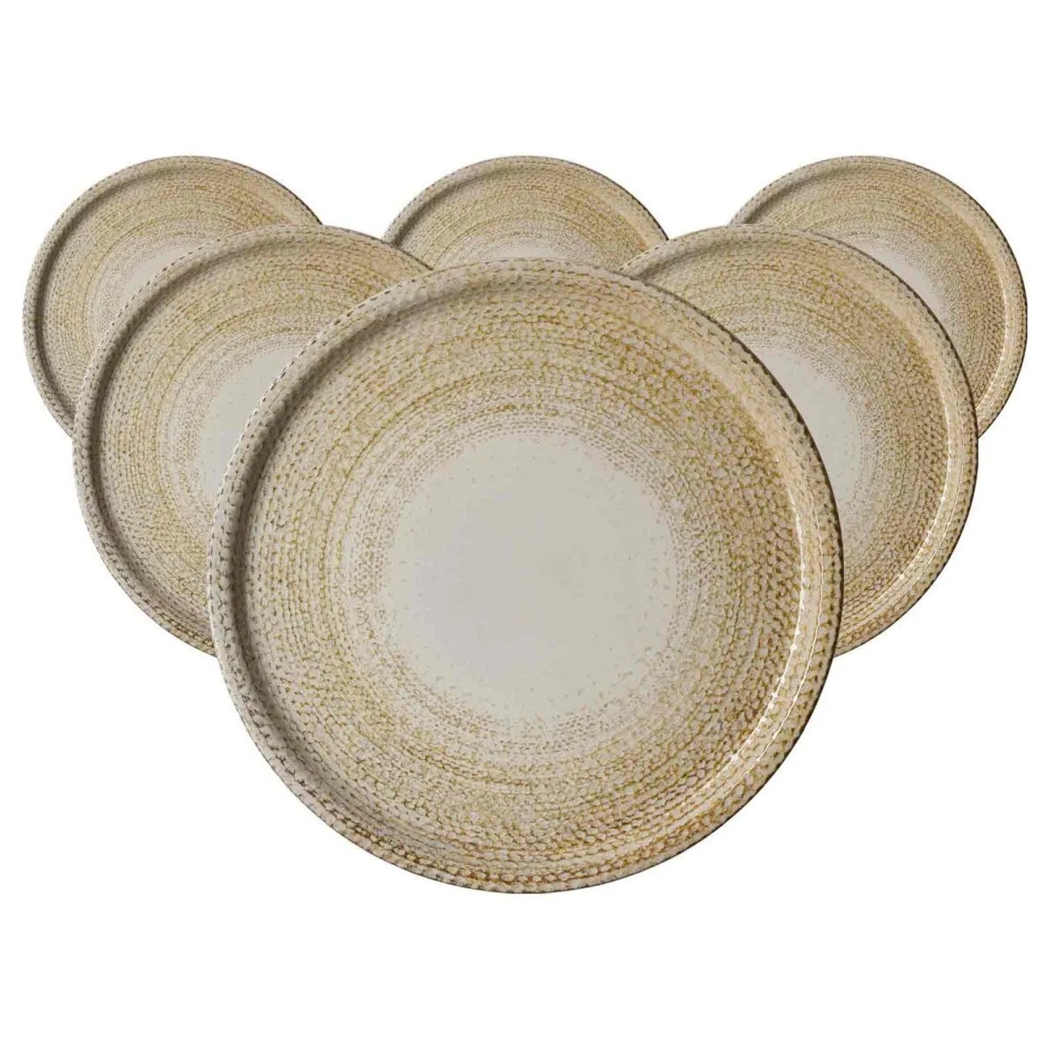 Ritzenhoff & Breker Rimini Pizzateller 30 cm Sand 6er Set