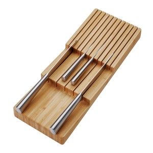 SOTECH Bambus Messereinsatz 448 x 174 x 45 mm Für ORGA-BOX 1 Besteckeinsätze Ab 497 mm 600 mm Korpusbreite