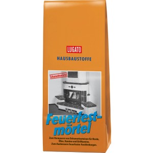 Feuerfestmörtel 2 kg im Beutel: Spezialmörtel für Kamine, Öfen und Grills.