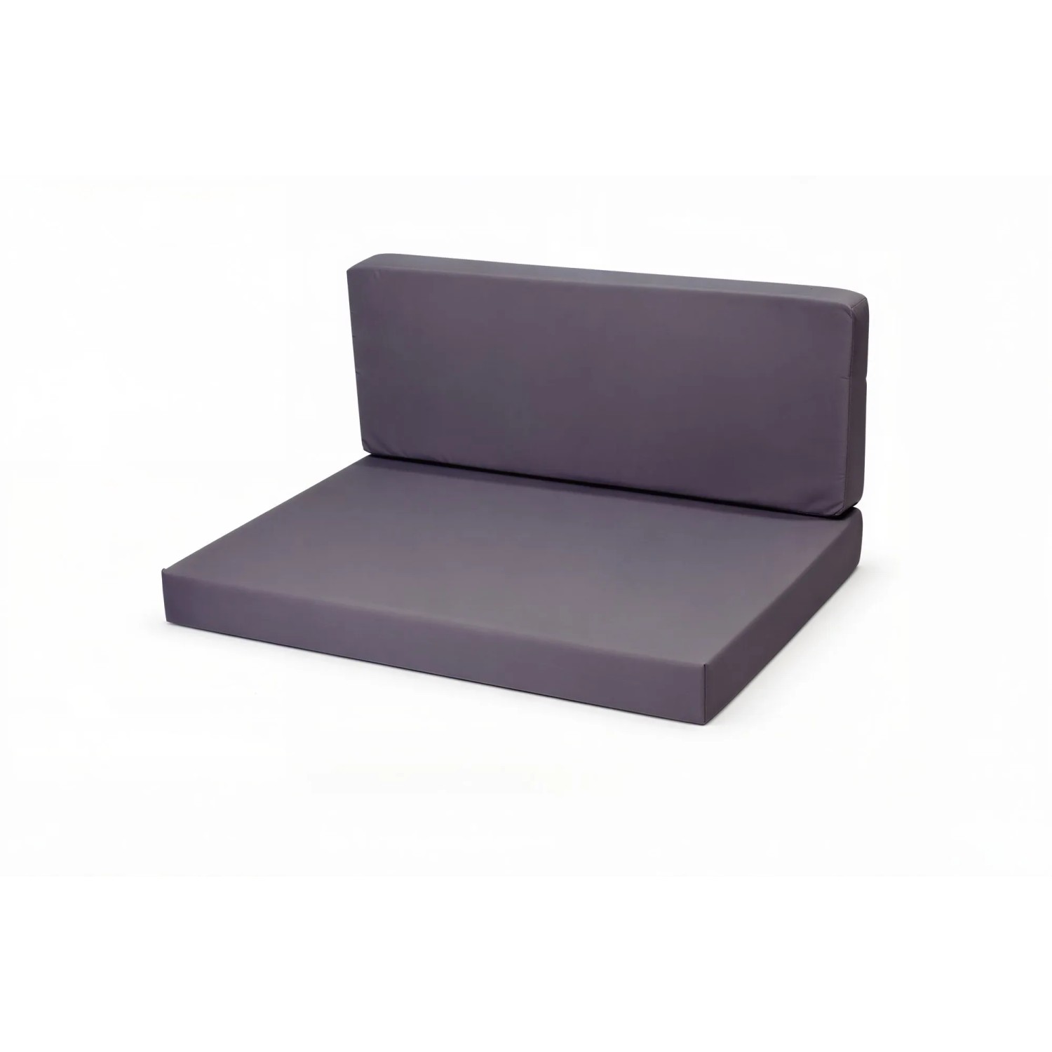Setgarden Flat Set Palettenkissen 120x50x10cm Sitzkissen + Rückenkissen 120x50x10cm 1tlg Anthrazit