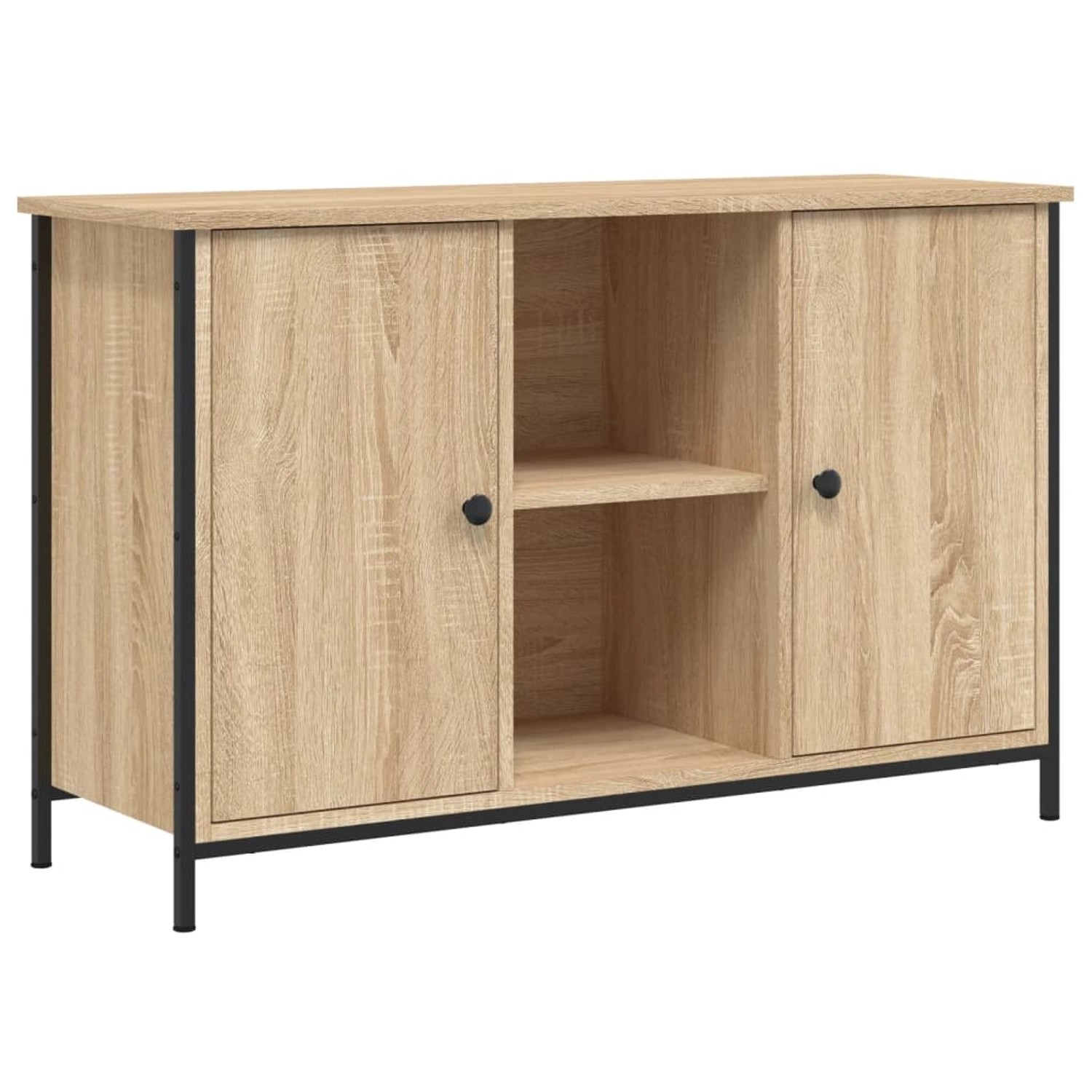 VidaXL TV-Schrank Sonoma-Eiche 100x35x65 cm Holzwerkstoff günstig online kaufen