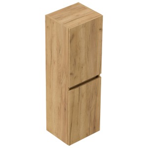 Posseik Bad Hochschrank Limes, Eiche Gold, 112cm, zur Wandmontage mit SoftClose Funktion.