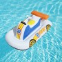 Bestway Poolschwimmer Rennauto im Wasser, buntes aufblasbares Schwimmtier für Kinder.