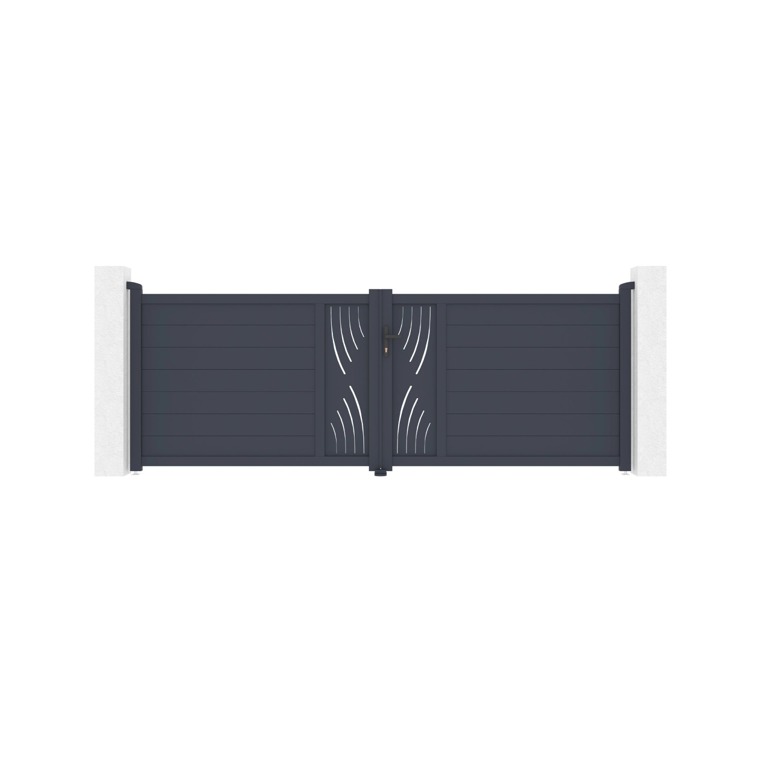 Casanoov Flügeltor 3 5 M Veleta H 120 Cm Aluminium & Hicker B200 Motorisier günstig online kaufen