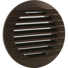 Marley Lüftungsgitter Mit Fliegengaze – 190 X 190 Mm, Für Rohr Ø 150 Mm, Weiß, UV-beständig, Regenabweisend