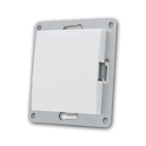 McPower FLAIR BlindabdeckungBlende Weiß UP ohne Rahmen