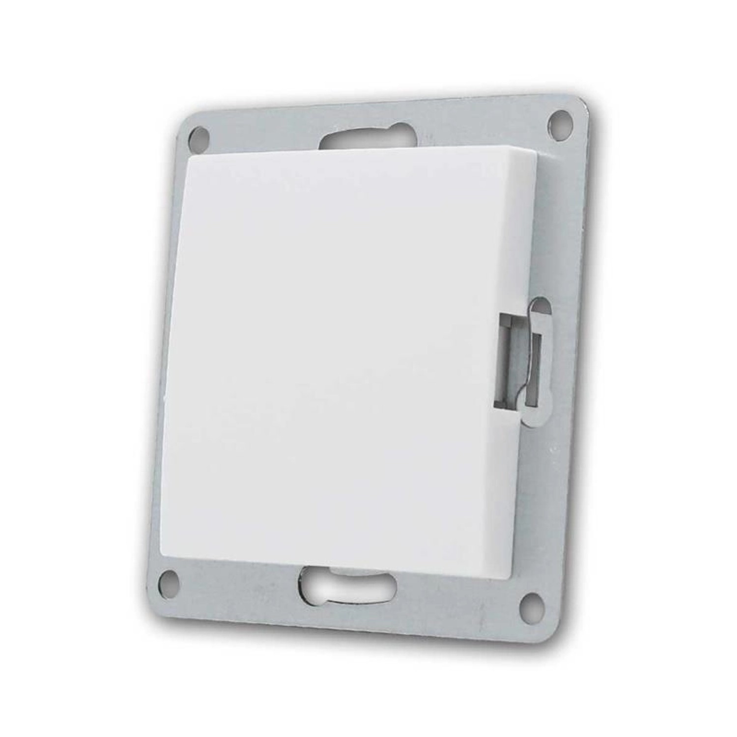 McPower FLAIR BlindabdeckungBlende Weiß UP ohne Rahmen
