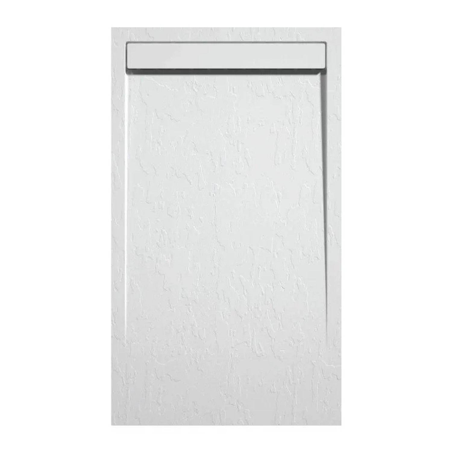 Mirlo Mineralguss Duschwanne Extra Flach Clever  Weiß 80x140cm