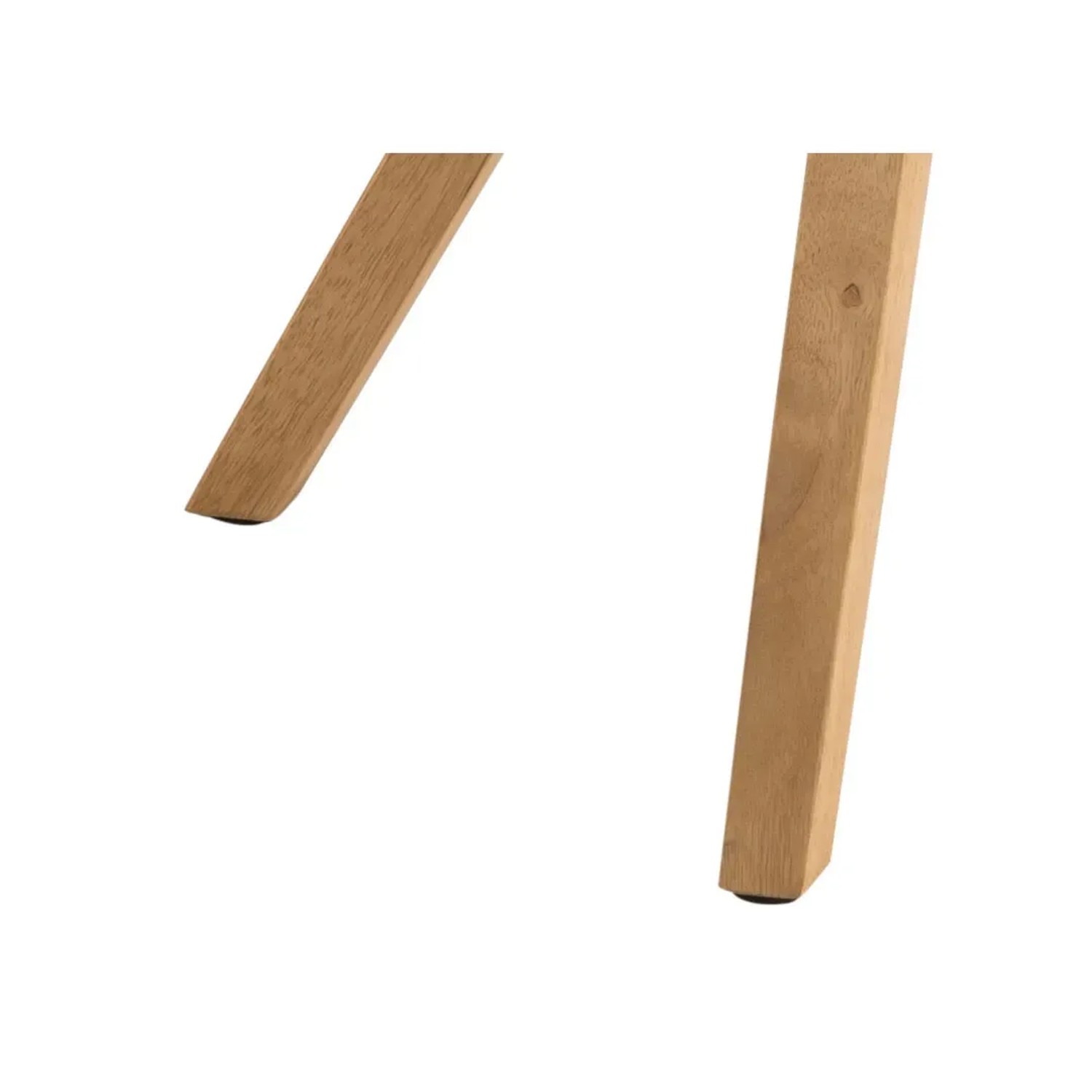 Detailaufnahme: Holzbeine des grauen ebuy24 Dima Esszimmerstuhls.