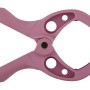 Wolfcraft Microfix Federzwinge, 3 cm Spannweite, lila, für Modellbau & universell einsetzbar.