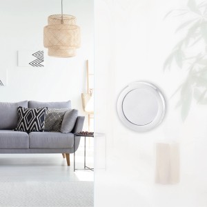 Novadoors Griffmuschel 491 Alu EV1 für Glastüren, runde Form.