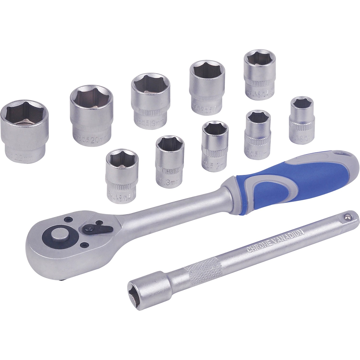 LUX Steckschlüssel Set 10 mm (3/8) 12-teilig