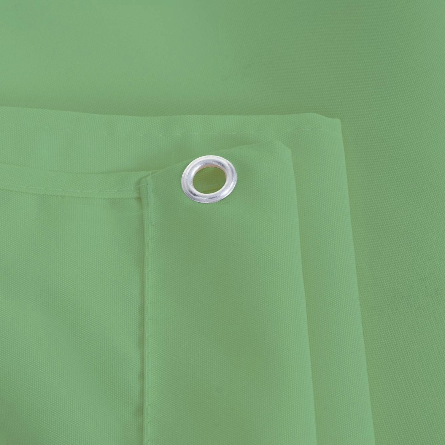 Grüner MCW Ersatzbezug für Pergola Beja 3x3m, Detailansicht Stoff mit Öse.