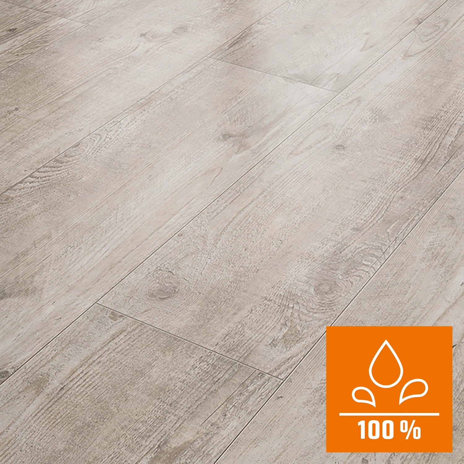 Classen Laminatboden Wasserresistent Pine Creme Landhausdiele günstig online kaufen