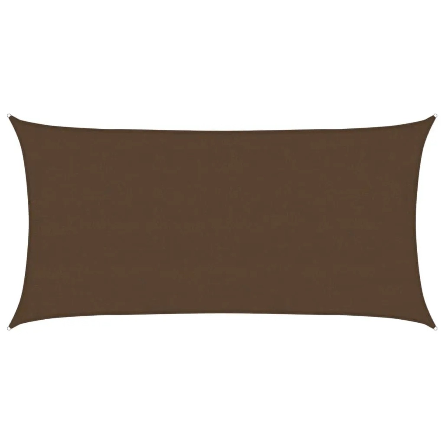 vidaXL Sonnensegel 160 g/m² Braun 4x7 m HDPE 311795 günstig online kaufen