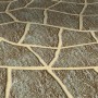 Verfugte Pflastersteine mit MEM Fix-Fertig-Fugenmörtel in Sand-Optik. Trockenmörtel für Pflasterflächen.