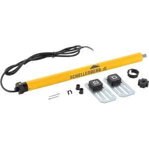 Schellenberg Rollladenmotor Plus Mini 6 Nm mit Zubehör für Rollladenantriebe.