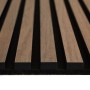 Homestyle4u Akustikpaneel Holz 60x60 cm Braun Wallnuss Wandpaneele Paneele_8