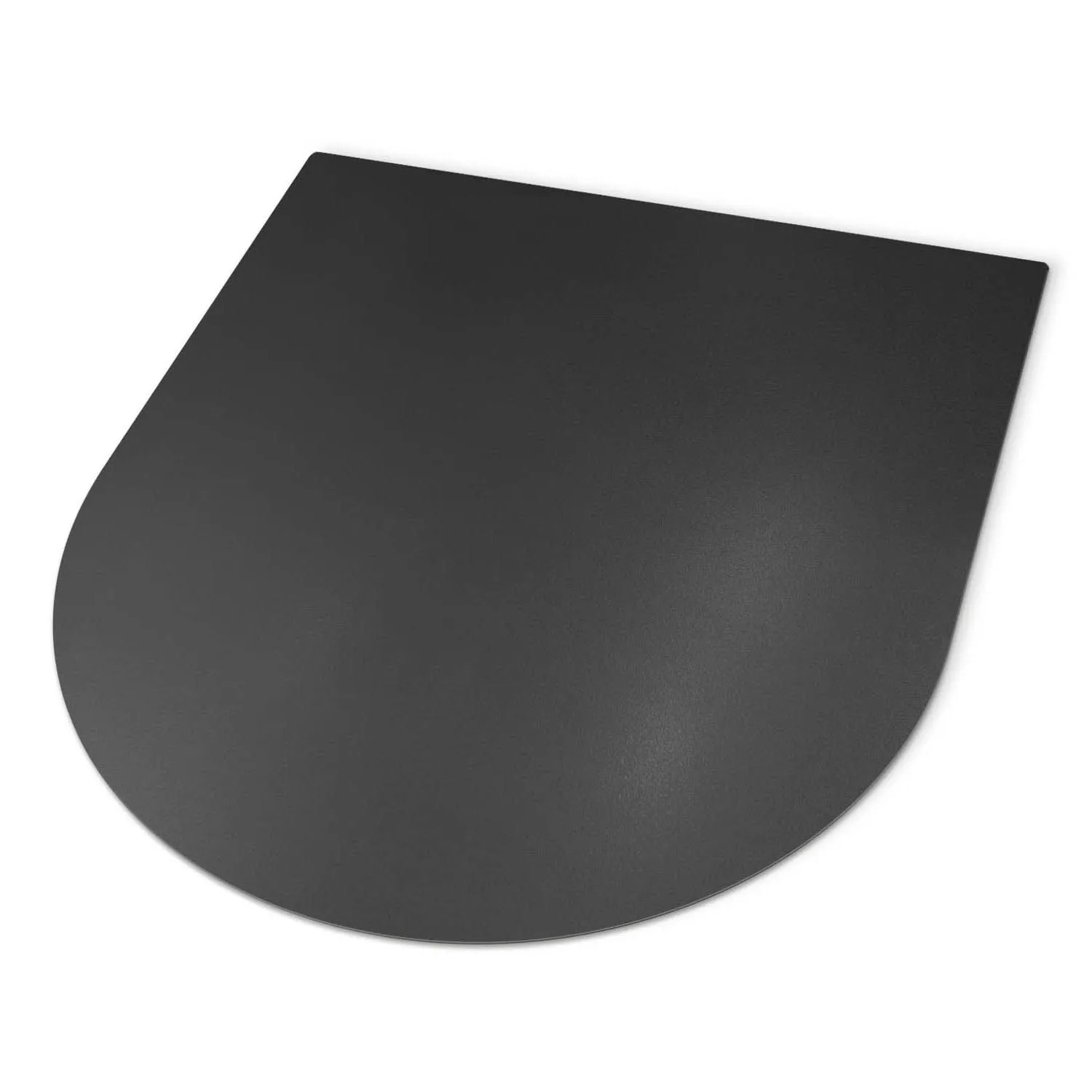 Tulup Kaminbodenplatte Stahl Schwarz 80 cm x 90 cm Hitzeschutzplatte Boden Vorlegeplatte Kaminofen Kaminzubehör Schwarz