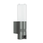 Steinel LED-Außenleuchte L 625 CAM SC mit Kamera, anthrazitfarbene Wandleuchte.