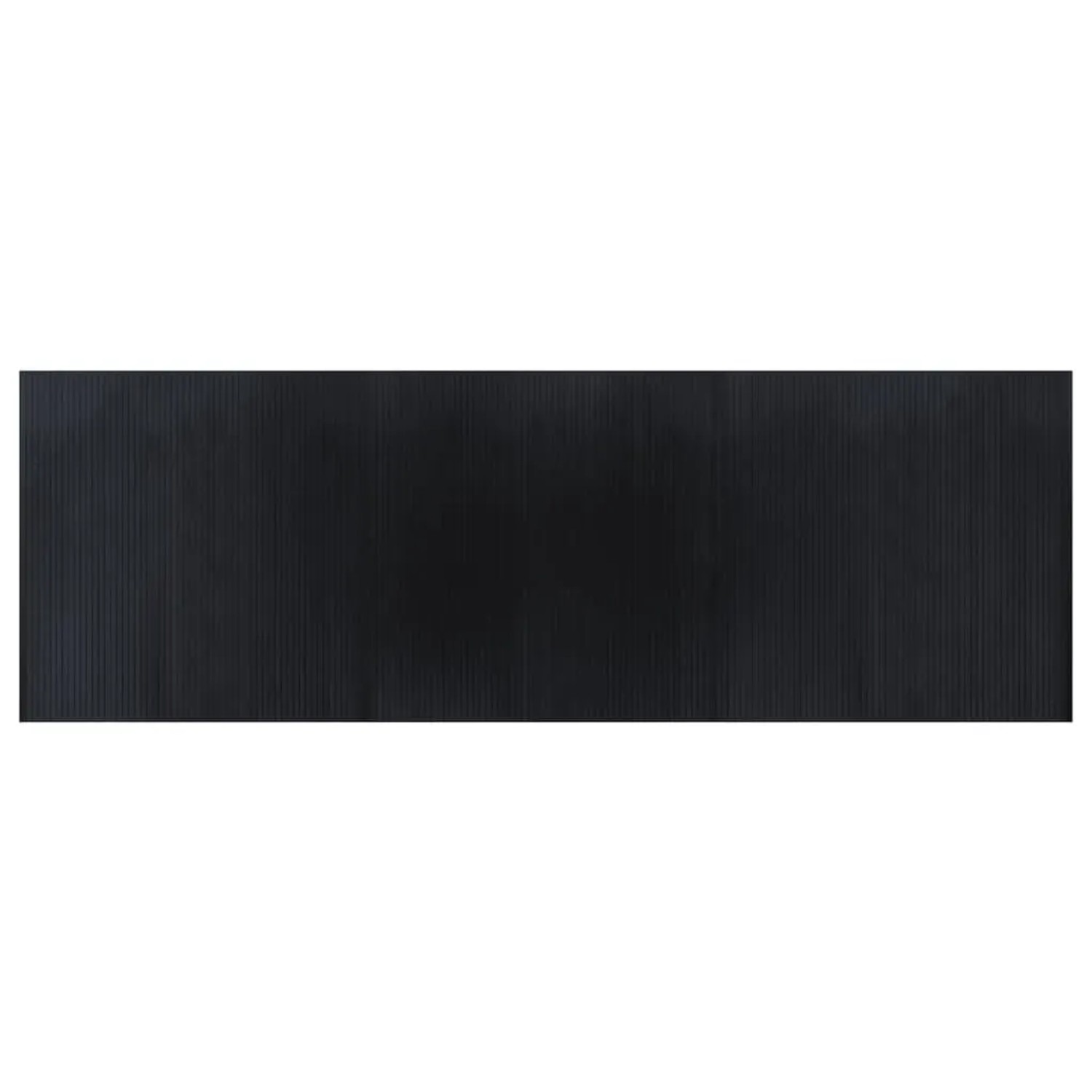 vidaXL Teppich Rechteckig Schwarz 100x300 cm Bambus 376810 günstig online kaufen