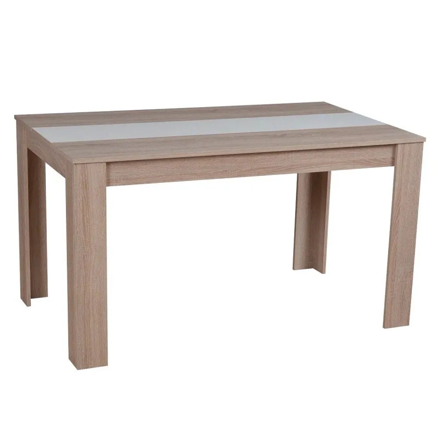 Homestyle4u Esstisch Braun Esszimmertisch Holztisch Küchentisch 135x80 cm
