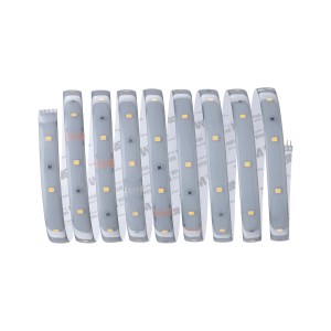 MaxLED 250 LED-Streifen, 2,5 m, warmweiß, IP44, silberfarben.