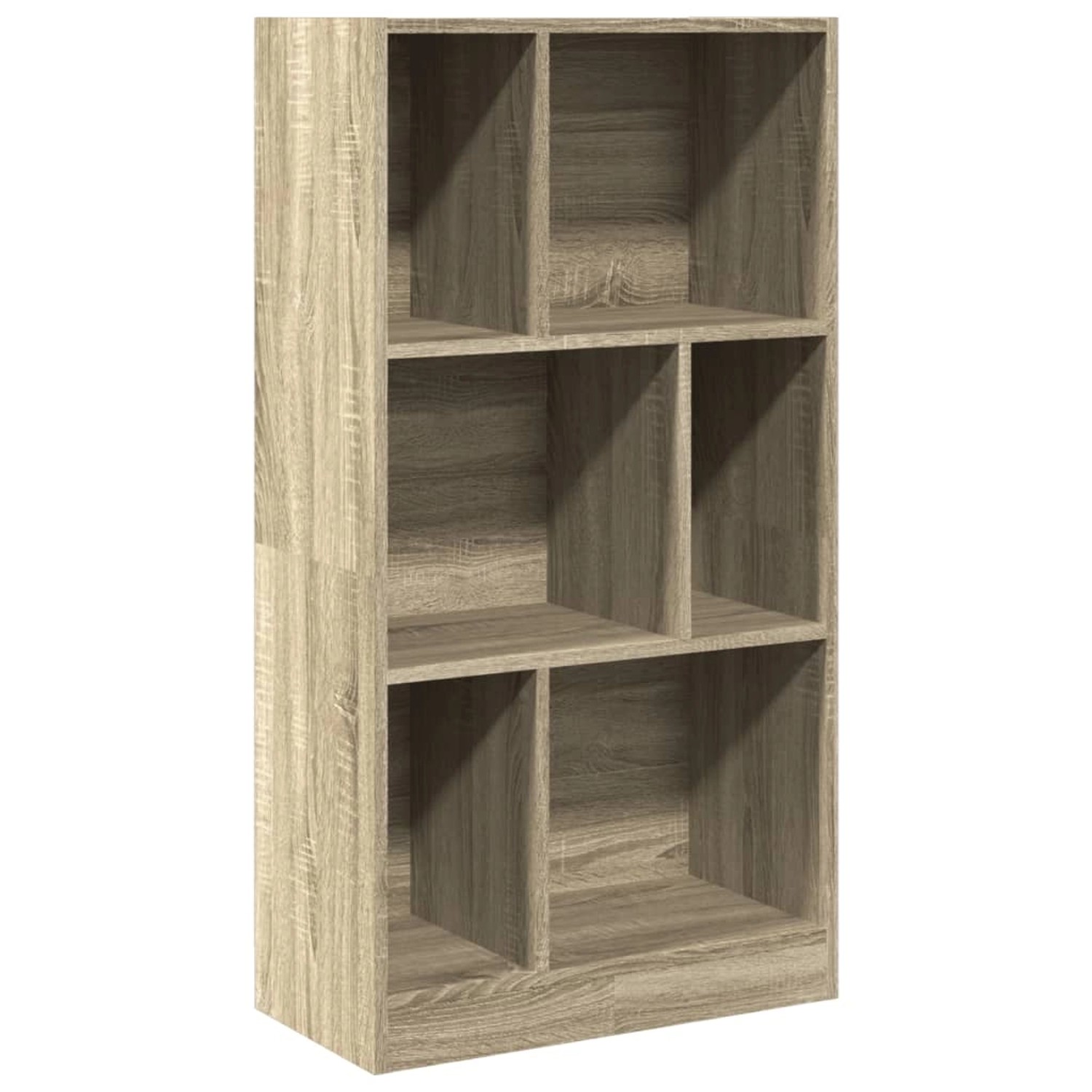 VidaXL Bücherregal Sonoma-Eiche 57x28,5x107,5 cm Holzwerkstoff günstig online kaufen