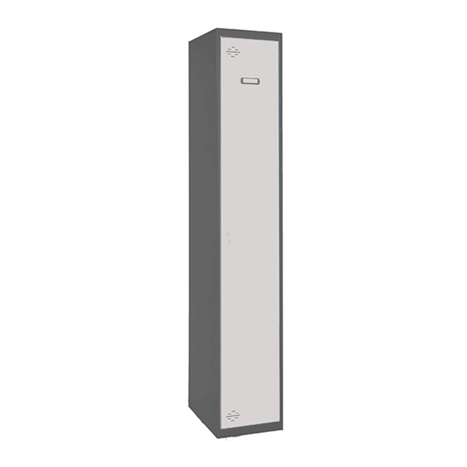 PROREGAL Spind AMEGO HxBxT 180 x 30 x 50 cm 1 Abteil Grundmodul Anthrazit-W günstig online kaufen