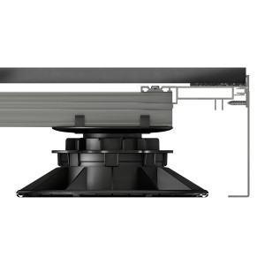 GS Terrassen Blendenwinkel, 23x150x2000 mm, Aluminium eloxiert, zur Verblendung der Unterkonstruktion.