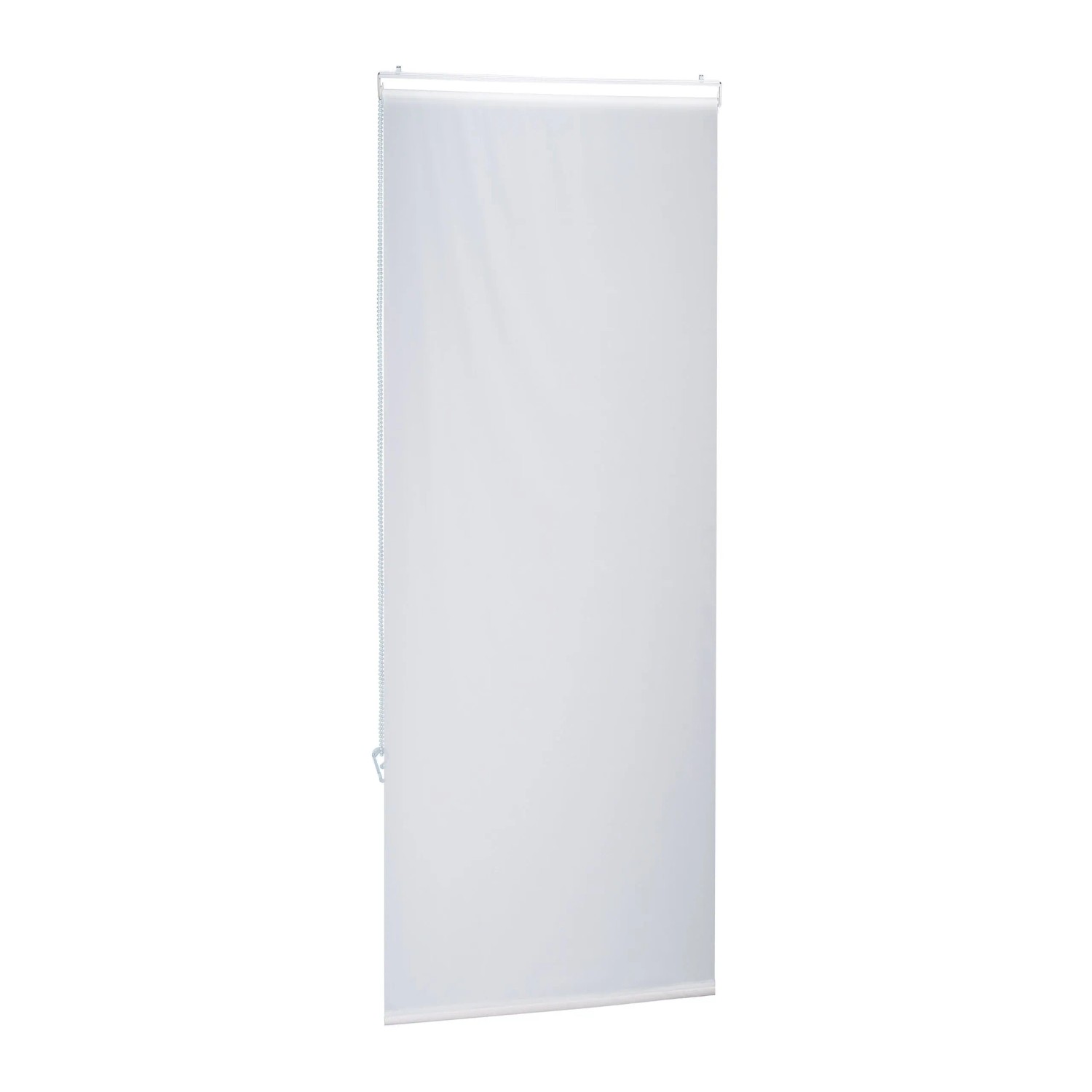 Relaxdays Duschrollo PVC Weiß Wasserabweisend 60 cm x 240 cm 0,5 kg