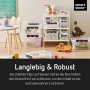 Transparente SmartStore Classic Aufbewahrungsbox 46L mit Deckel, ideal zur Lagerung von Gegenständen.