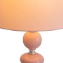 Rosa Näve Tischleuchte Araga aus Keramik, ca. 36 cm hoch. Design-Tischlampe für gemütliches Licht.