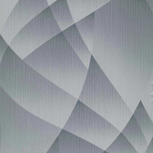 Silberne Bricoflor Vliestapete mit geometrischem Muster für moderne Wandgestaltung.