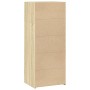 Highboard in Sonoma-Eiche Optik, 50x41x124 cm, Holzwerkstoff für Wohnraum.