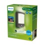 Verpackung der Philips Outdoor LED Wandleuchte Samondra mit Bewegungssensor in Anthrazit.